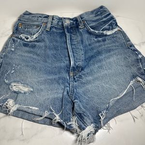 AGOLDE Dee Jean Short. Size 25. Distressed. Light wash!